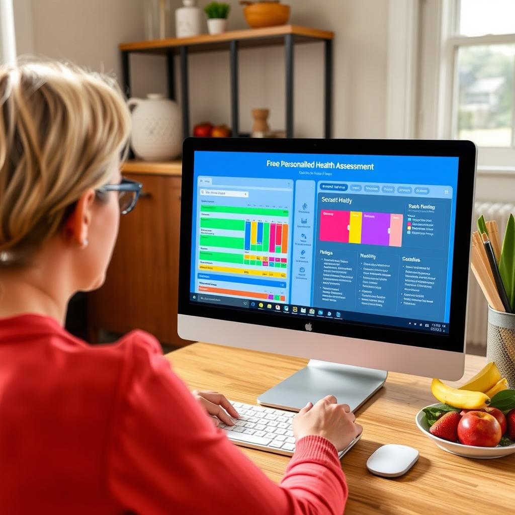 Person reviewing their personalized health recommendations