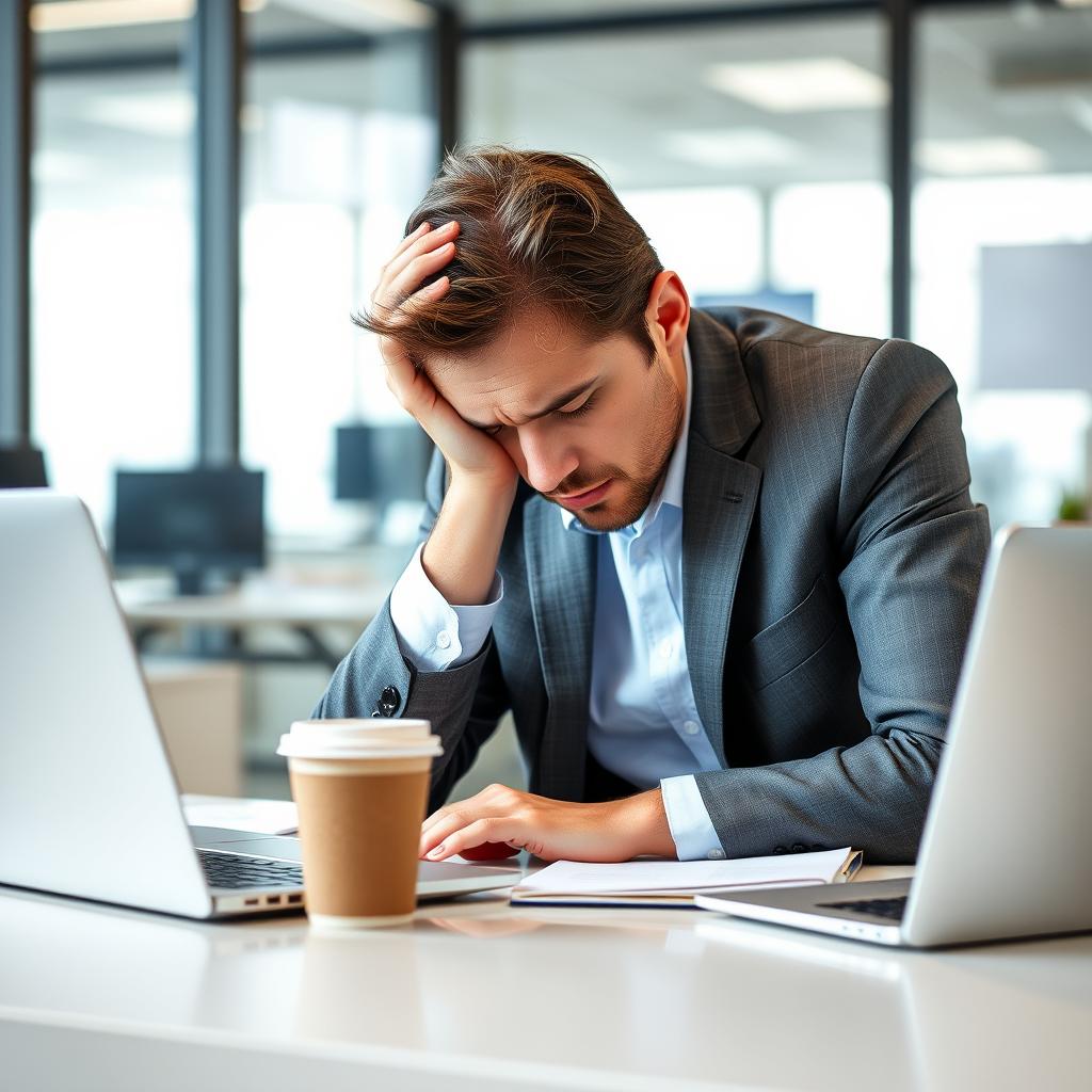 Person with low energy and fatigue