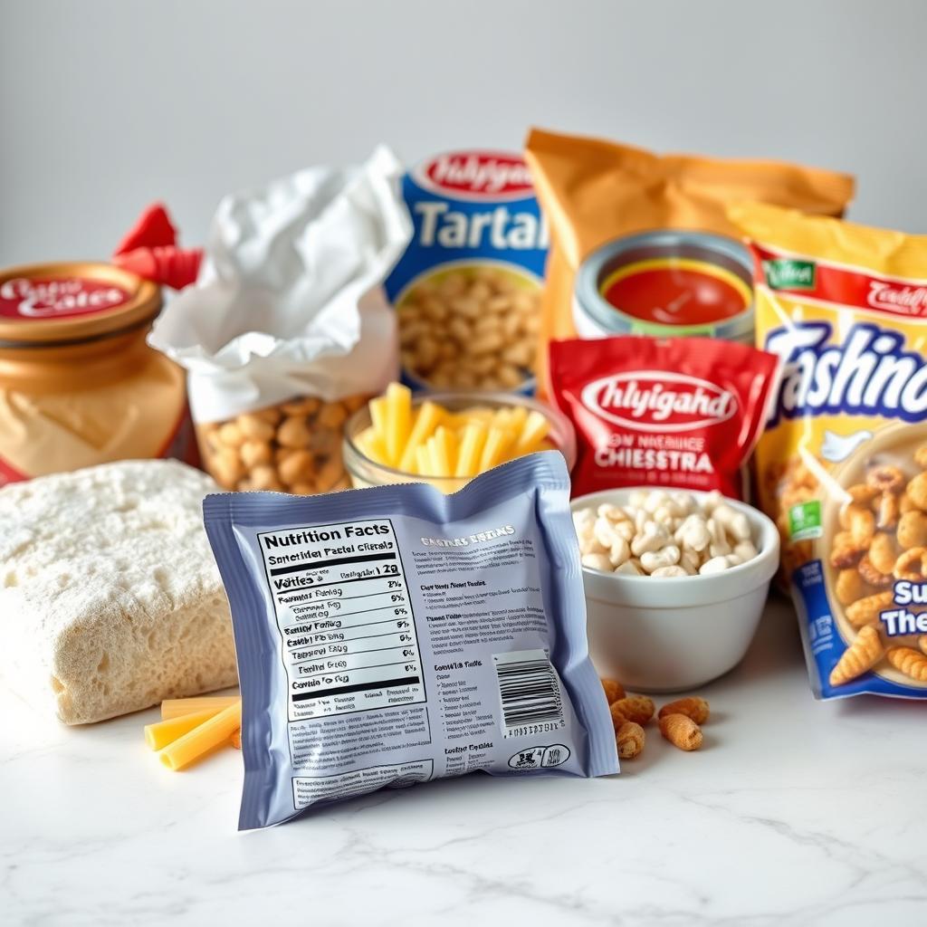 Processed foods with low magnesium content