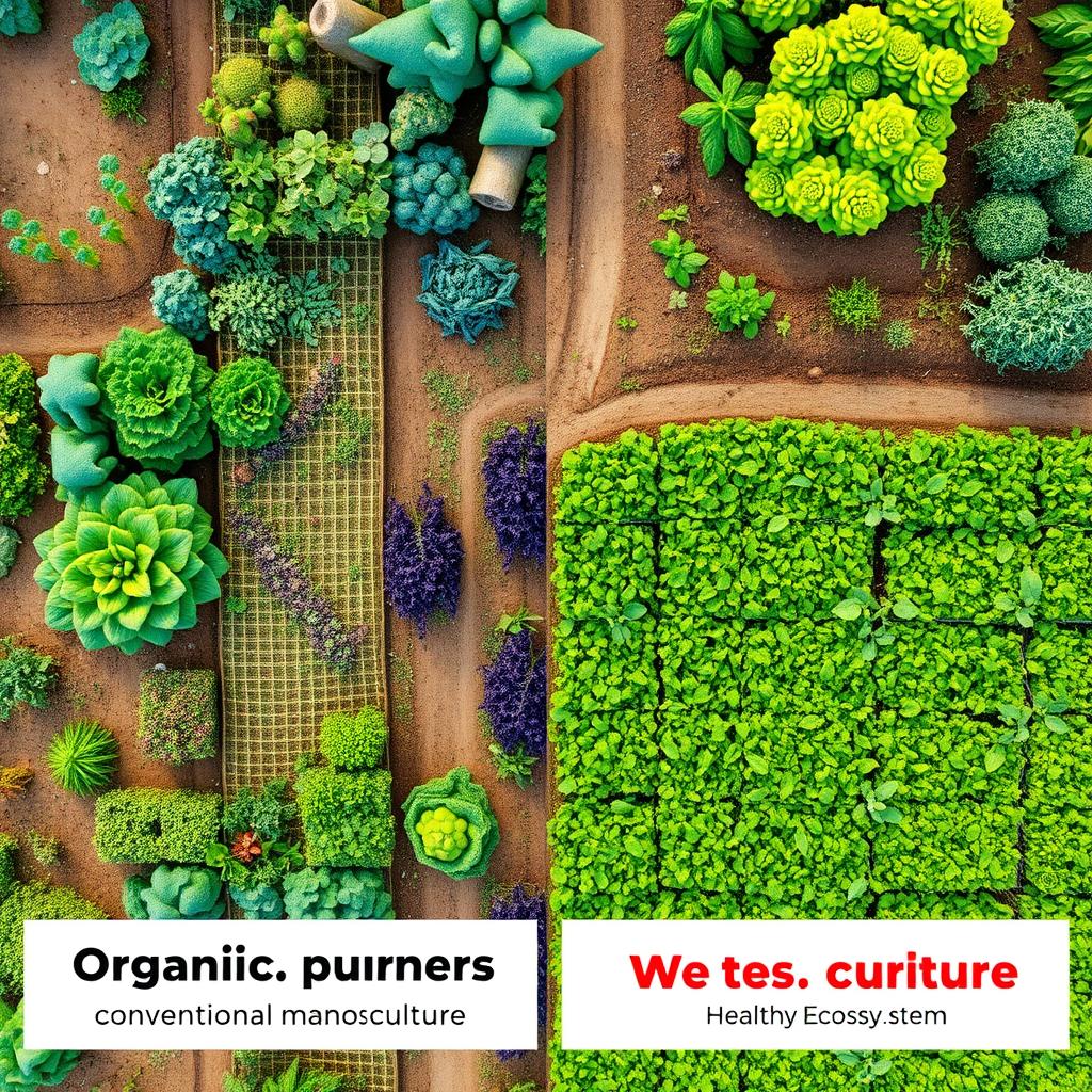Sustainable organic farming practices used for nutritional supplement ingredients