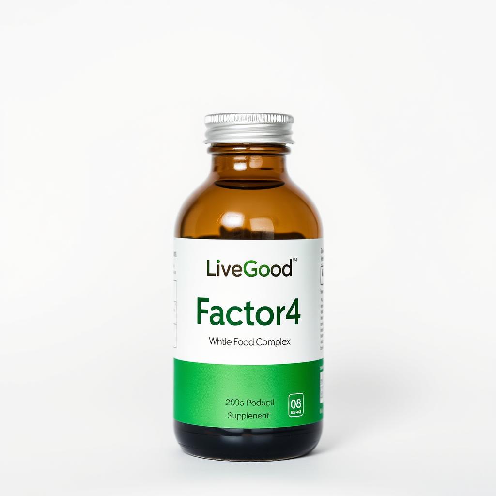 LiveGood Factor4 whole food supplement addressing multiple nutrient gaps from soil depletion